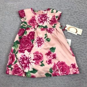 NWT ruby & bloom flower‎ pink dress